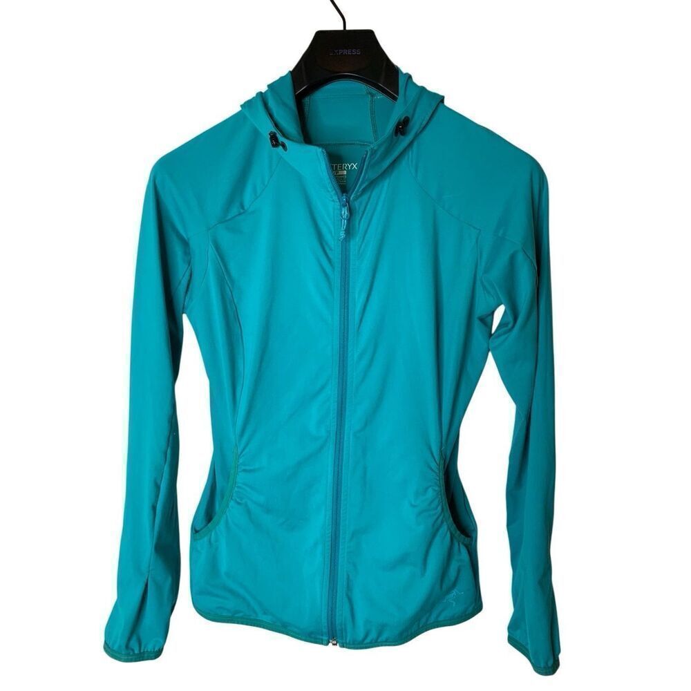 Arc'Teryx full zip hoody sweatshirt gorpcore teal women's size small